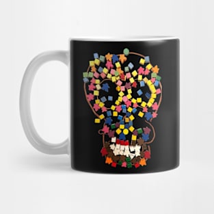5yo's Board Game Mosaic - Sugar Skull Mug